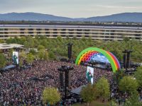 Apple Park 5 tỷ USD khai trương, lấy sắc cầu vồng làm chủ đạo