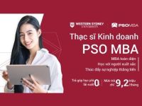Đại học top 1,2% thế giới tuyển sinh Thạc sĩ Kinh doanh PSO MBA 