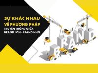 Marketo Stradex: Sự khác nhau về phương pháp truyền thông giữa brand lớn – brand nhỏ