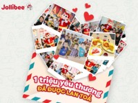 Dự án cộng đồng “Triệu Yêu Thương, Tiếp Bước Em Đến Trường” của Jollibee Việt Nam lan tỏa 1 triệu yêu thương sau 44 ngày thực hiện