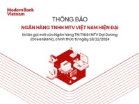 OceanBank đổi tên thành MBV, đồng thời bổ nhiệm Chủ Tịch và Tổng Giám đốc mới