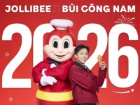 Jollibee Việt Nam chính thức công bố Bùi Công Nam là Đại sứ thương hiệu năm 2026