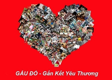 Chiến dịch marketing Gấu đỏ gắn kết yêu thương trên Zing Me