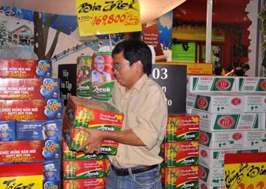 Ê hề bia tết