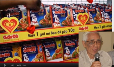 Quảng cáo mỳ Gấu đỏ: Nội dung không ăn khớp với thực tế