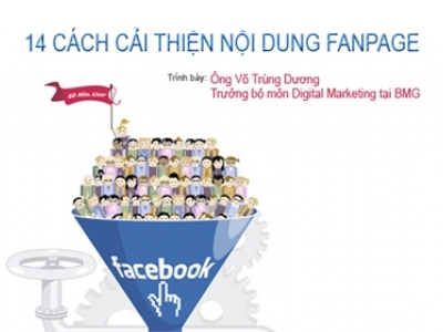 14 cách cải thiện nội dung Fanpage