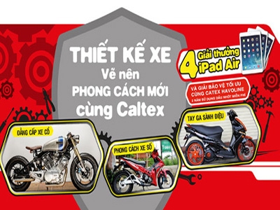 Caltex Havoline tổ chức cuộc thi xe gắn máy đẹp, độc và an toàn
