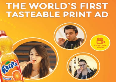 [Case Study] Fanta quảng cáo đột phá bằng print ad Ăn được