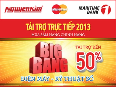 Nguyễn Kim triển khai chương trình “BigBang 2013” và hợp tác chiến lược với MasterCard