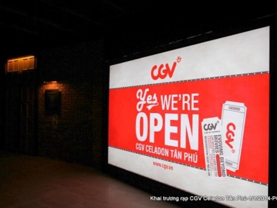 Tập đoàn CJ Hàn Quốc khai trương cụm rạp CGV đầu tiên tại Saigon ngày 1/1/2014