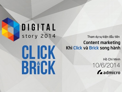 “Khi Click và Brick song hành” - Hội thảo về Content Marketing đáng mong đợi nhất 2014