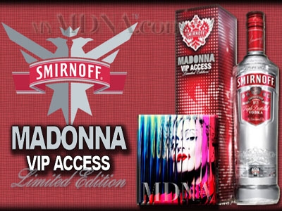 MDNA, Smirnoff và quảng cáo
