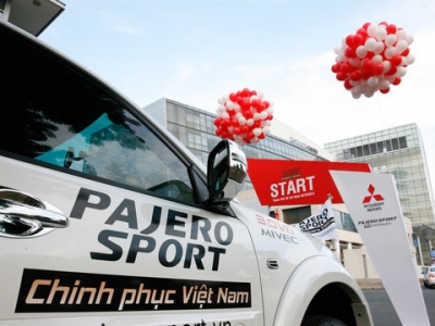 Hành trình Pajero Sport chinh phục Việt Nam chính thức khởi hành