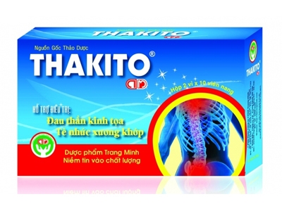 Thakito là thuốc trị đau thần kinh tọa