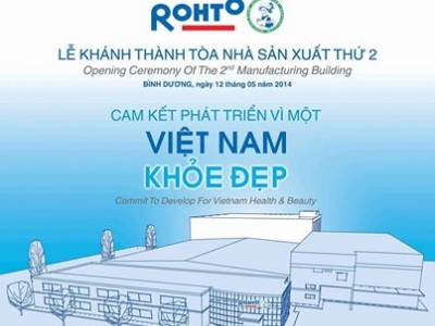 Rohto-Mentholatum khánh thành nhà máy sản xuất thứ hai tại Bình Dương
