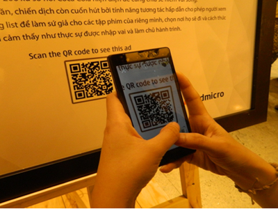 Trải nghiệm khác lạ với dàn “case-study” tương tác QR code