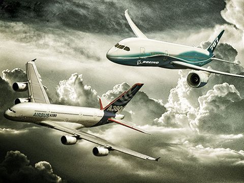Airbus và Boeing: Cuộc chiến giành bầu trời bất phân thắng bại