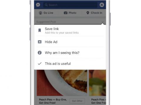 Facebook sắp cho phép người dùng kiểm soát quảng cáo