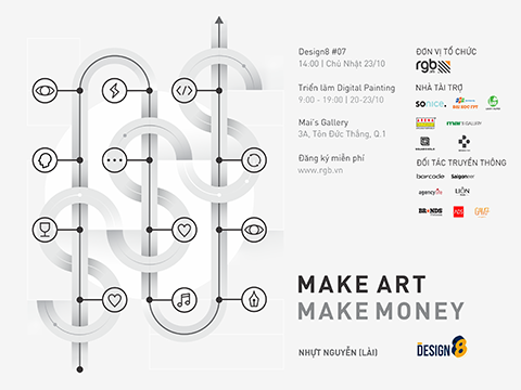 Talkshow Make Art Make Money & Triển Lãm Digital Painting của Nhựt Nguyễn