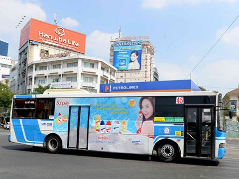 Xu hướng quảng cáo trên phương tiện vận tải