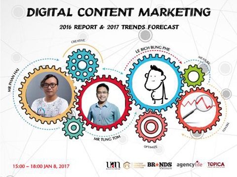 Mời tham dự sự kiện Digital Content Marketing – 2016 Report & 2017 Trends