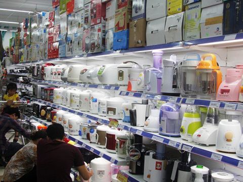 Thái Lan chiếm 50% thị phần hàng điện gia dụng vào Việt Nam