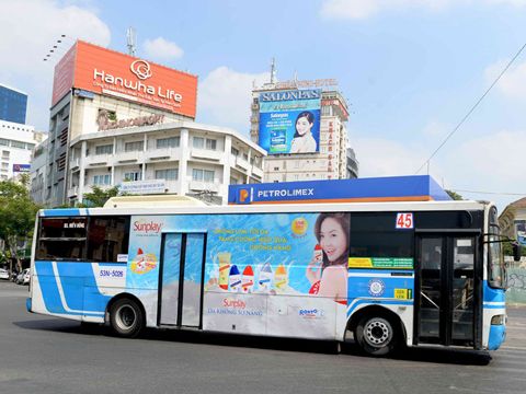 TPHCM cho quảng cáo trên tất cả xe buýt từ tháng 5-2017