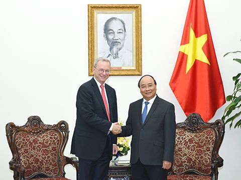 Thủ tướng tiếp lãnh đạo của Google
