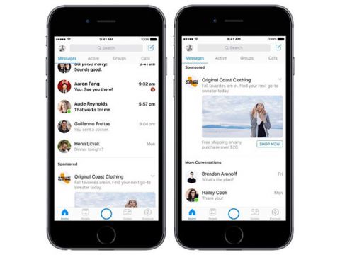 Đến lượt Facebook Messenger hiển thị quảng cáo thương mại