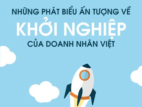 [Infographic] Những phát biểu ấn tượng về khởi nghiệp của doanh nhân Việt
