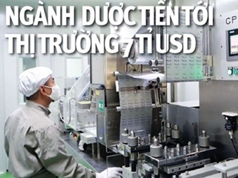 Ngành dược tiến tới thị trường 7 tỉ USD