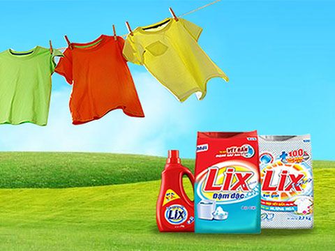 Bột giặt Lix đặt mục tiêu lãi 201 tỷ đồng năm 2018