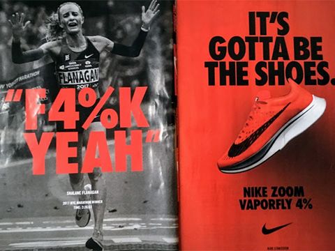 Nike ra mắt quảng cáo Zoom Vaporfly 4%