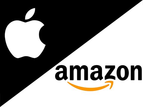 Apple và Amazon cân sức trong cuộc đua đến nghìn tỉ đô