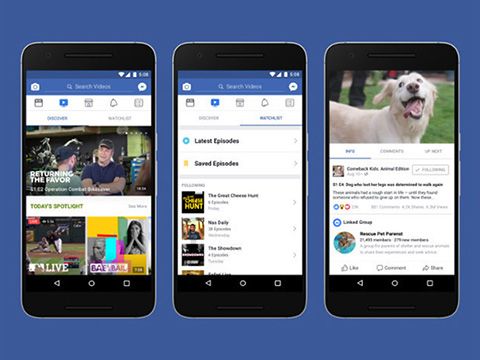 Facebook phát hành dịch vụ Facebook Watch ra toàn cầu