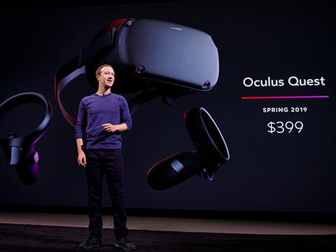 Facebook giới thiệu kính VR Oculus Quest giá 399 USD