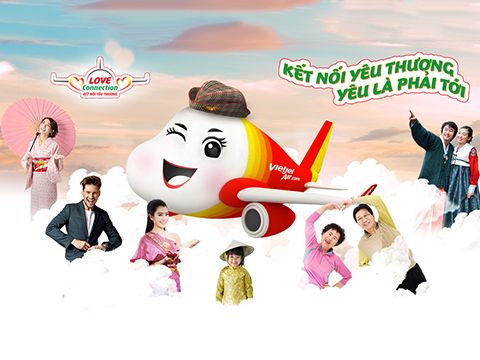 Vietjet công bố chuỗi chương trình lớn nhất trong năm ‘Kết nối yêu thương - Yêu là phải tới’