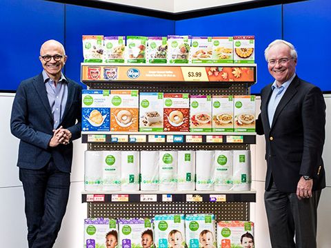 Microsoft hợp tác cùng chuỗi cửa hàng tạp hóa lớn nhất nước Mỹ để đấu Amazon