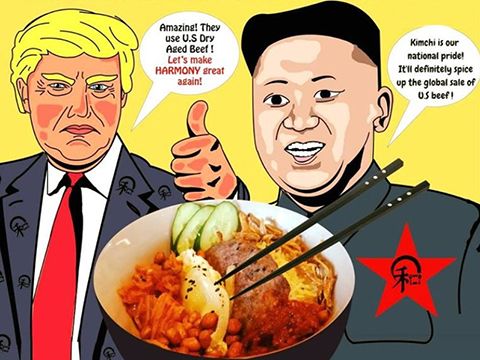 Các chiêu ăn theo Hội nghị Trump - Kim tại Singapore