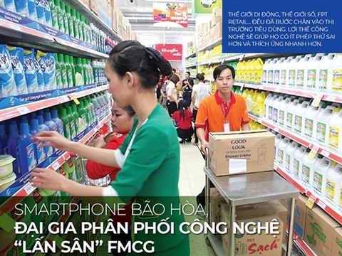 Smartphone bão hòa, đại gia phân phối công nghệ lấn sân FMCG