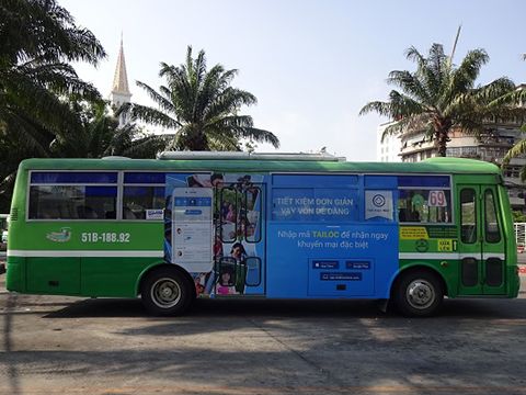 TP.HCM quảng cáo trên xe buýt: kiếm tiền tỉ còn... ì ạch