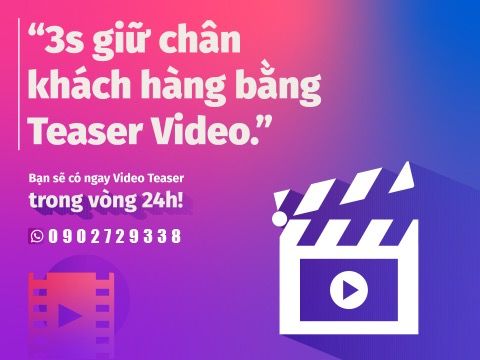 Đột phá với giải pháp sản xuất Teaser video 24 giờ