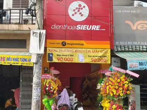 Cửa hàng Điện Thoại Siêu Rẻ của Thế Giới Di Động chính thức khai trương