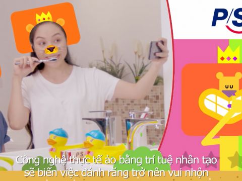 Để bé háo hức mong chờ đến giờ chải răng, P/S đã làm điều gì?