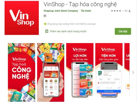 Vingroup tung app thương mại điện tử mới, nhắm thẳng đến các chủ tiệm tạp hoá