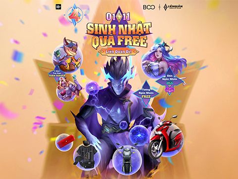 Cách Liên Quân Mobile duy trì sự trung thành đồng thời thu hút người chơi mới qua sự kiện Sinh Nhật lần thứ 4