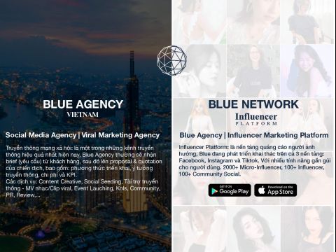 Blue Agency ra mắt Influencer Platform – Ứng dụng di động kết nối nhãn hàng và người ảnh hưởng