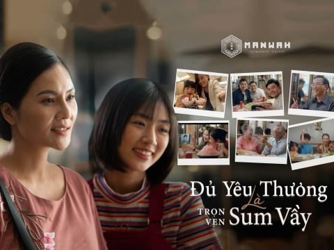 Chọn thời điểm bất ngờ tung quảng cáo Tết 2021, Manwah nổi bật ngành F&B với câu chuyện nhân văn