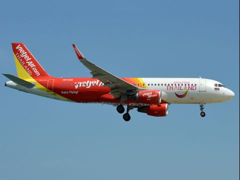 Vietjet Thái Lan đứng thứ 2 về thị phần 2020