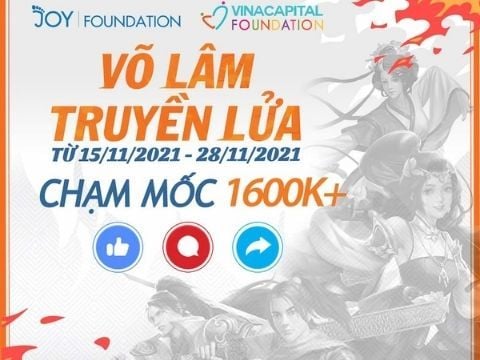 Võ Lâm Truyền Kỳ trao 1,6 tỉ VND đến những hoàn cảnh bị ảnh hưởng bởi COVID-19